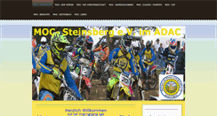 Desktop Screenshot of moc-steinsberg.de