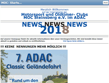 Tablet Screenshot of moc-steinsberg.de
